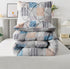 The White Moss Hannah Reversible Print Pinch Pleat AC Comforter With 2 Pillow Cover